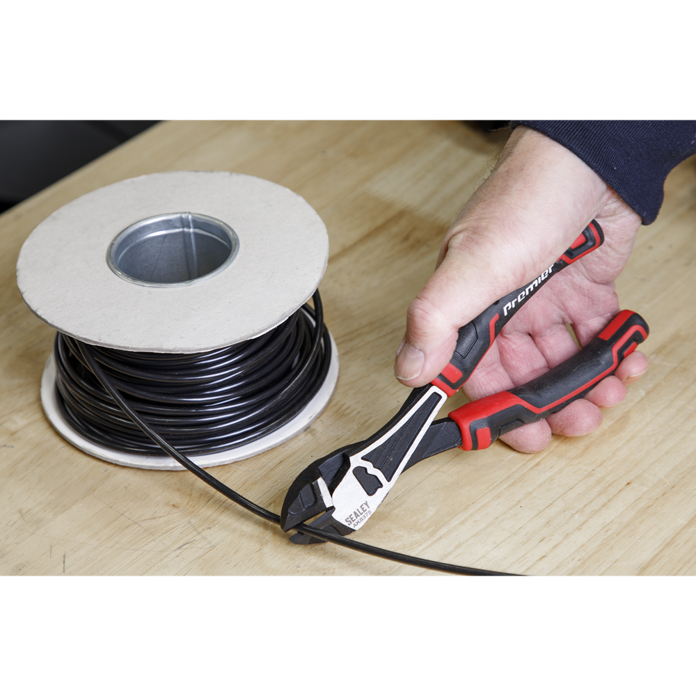 Sealey AK8375 Premier Heavy-Duty High Leverage Side Cutters 190mm - additional view 2
