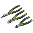 Sealey AK8376HV Premier High Leverage Pliers Set 3pc - Green