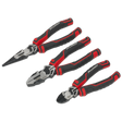 Sealey AK8376 Premier High Leverage Plier Set 3pc