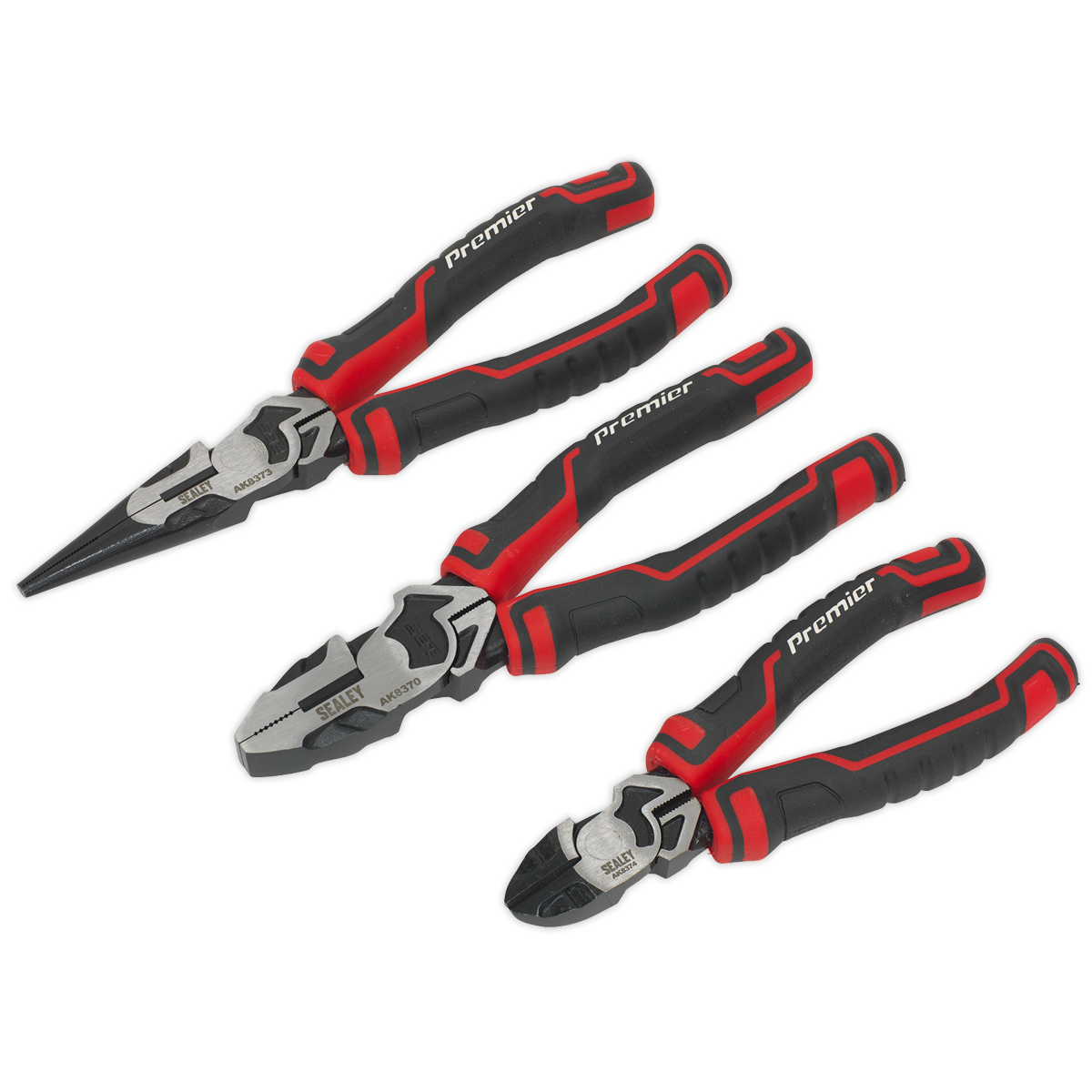 Sealey AK8376 Premier High Leverage Plier Set 3pc