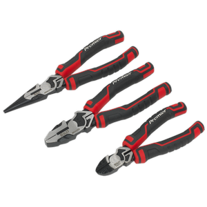 Sealey AK8376 Premier High Leverage Plier Set 3pc
