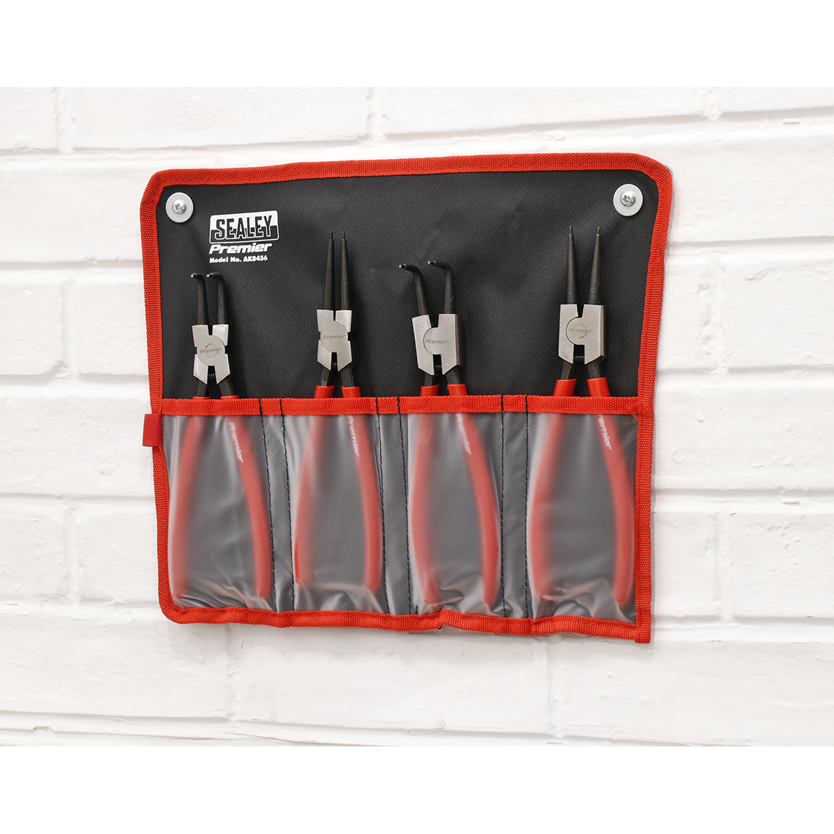 Sealey AK8456 Premier Internal/External Circlip Pliers Set 230mm 4pc - additional view 2
