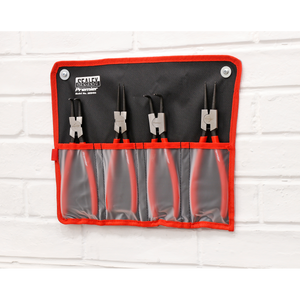Sealey AK8456 Premier Internal/External Circlip Pliers Set 230mm 4pc - additional view 2