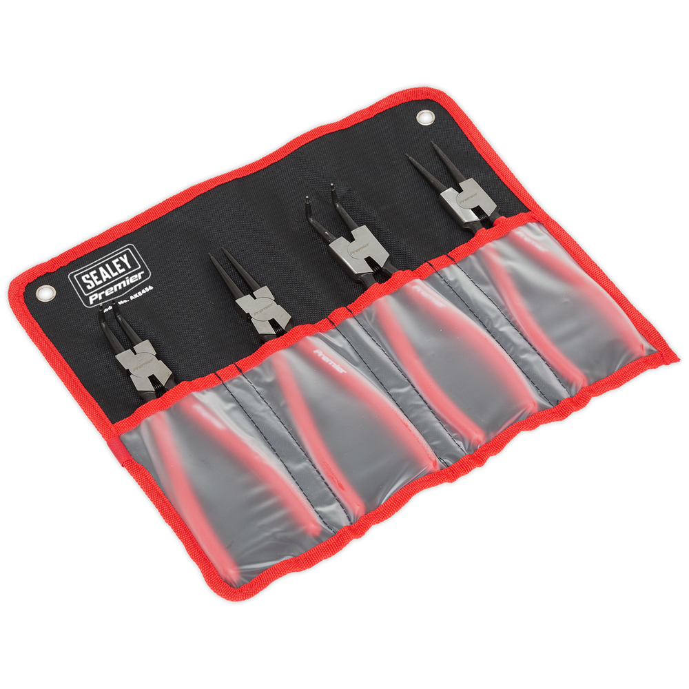 Sealey AK8456 Premier Internal/External Circlip Pliers Set 230mm 4pc - additional view 5