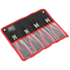 Sealey AK8456 Premier Internal/External Circlip Pliers Set 230mm 4pc - additional view 5