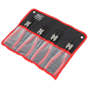 Sealey AK8456 Premier Internal/External Circlip Pliers Set 230mm 4pc - additional view 6