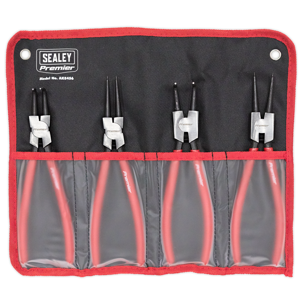 Sealey AK8456 Premier Internal/External Circlip Pliers Set 230mm 4pc - additional view 7