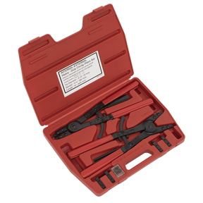 Sealey AK8501 Premier Heavy-Duty Circlip Pliers Set Internal/External 400mm