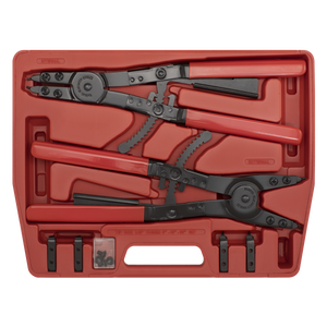 Sealey AK8501 Premier Heavy-Duty Circlip Pliers Set Internal/External 400mm - additional view 2