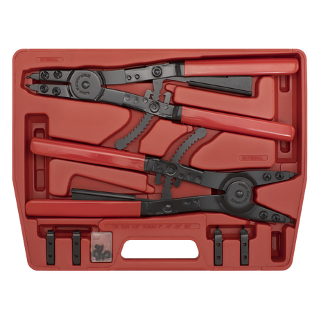 Sealey AK8501 Premier Heavy-Duty Circlip Pliers Set Internal/External 400mm - additional view 2