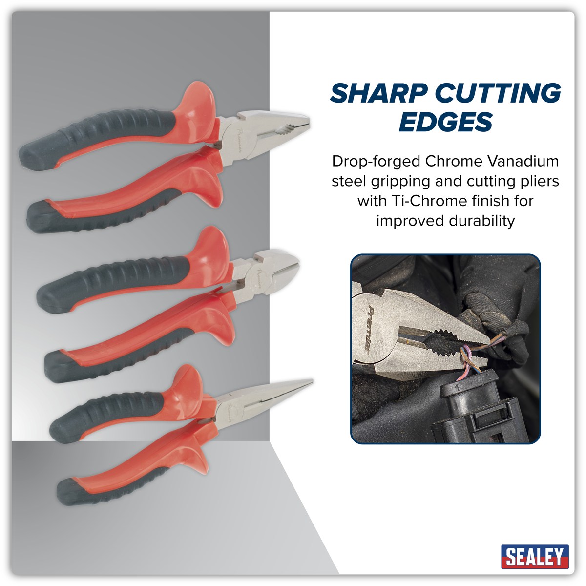 Sealey AK8521 Premier Pliers Set 3pc - additional view 7