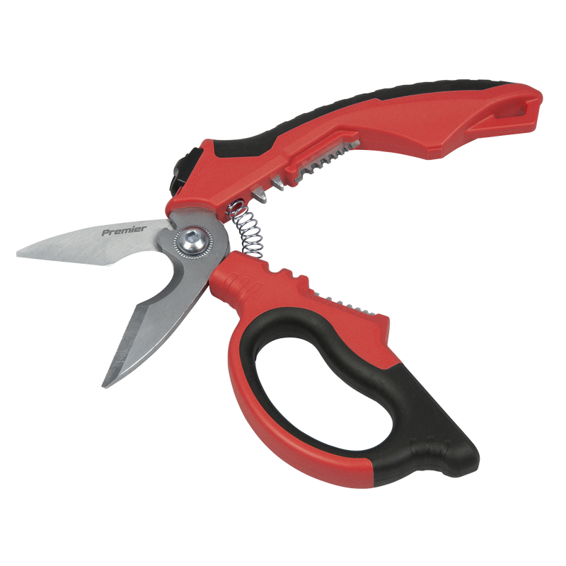 Sealey AK8527 Heavy-Duty Electrician's Angled Shears 200mm 3-In-1 - additional view 6
