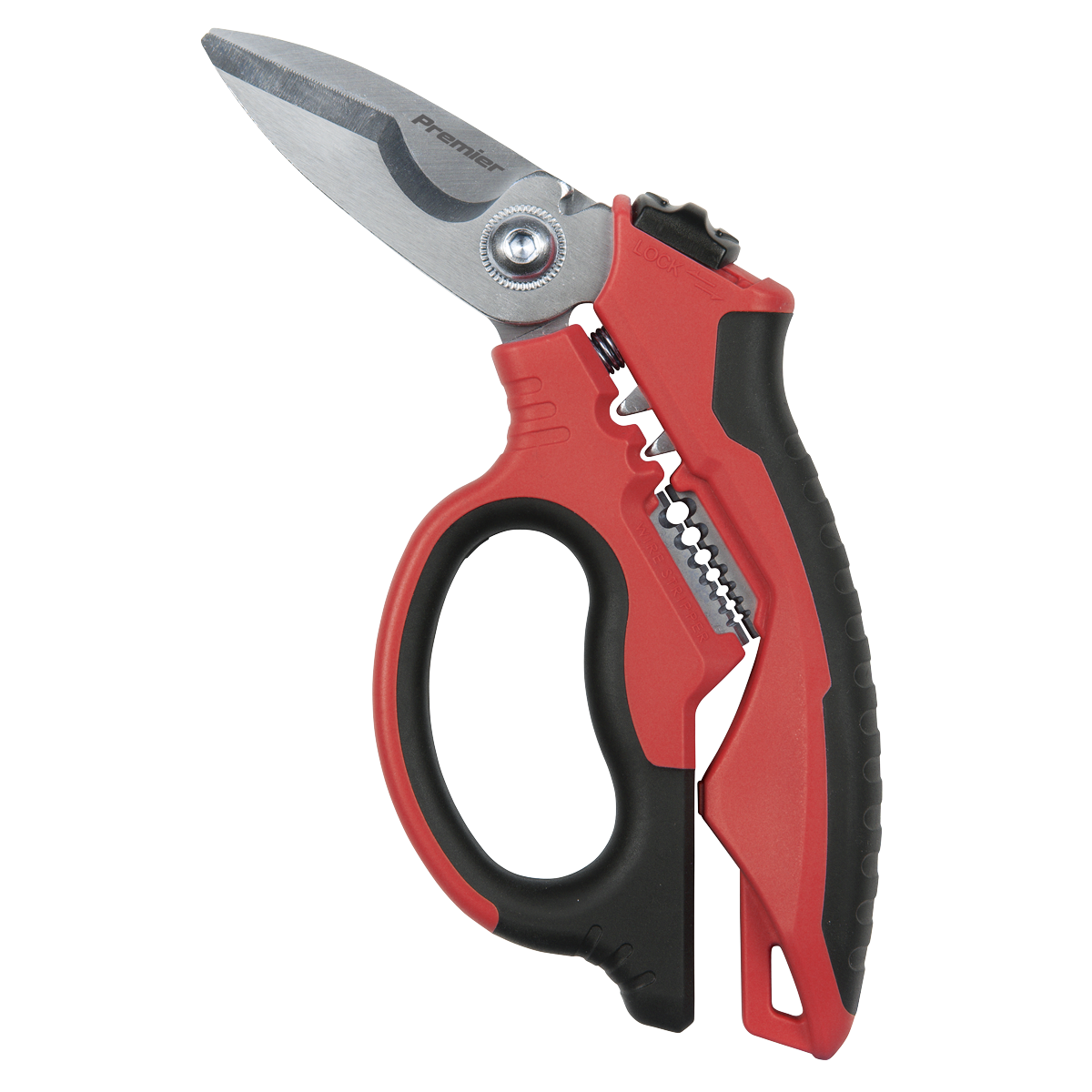 Sealey AK8527 Heavy-Duty Electrician's Angled Shears 200mm 3-In-1 - additional view 7