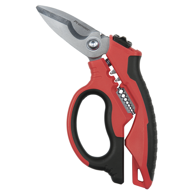 Sealey AK8527 Heavy-Duty Electrician's Angled Shears 200mm 3-In-1 - additional view 7
