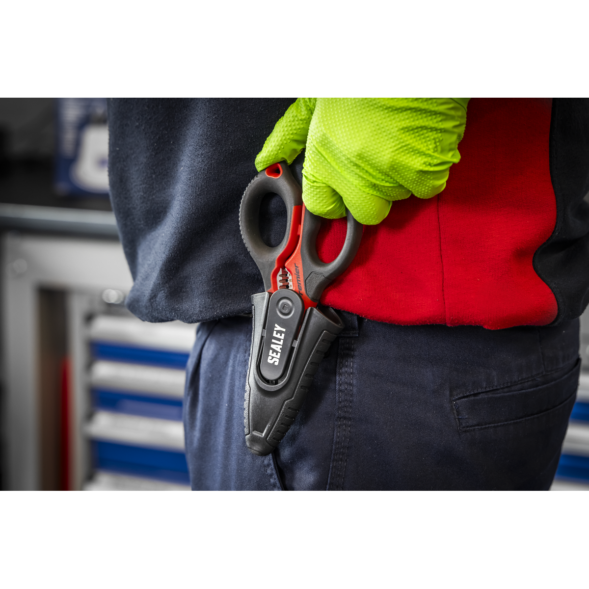 Sealey AK8528 Premier Heavy-Duty Electrician's Shears 160mm - additional view 17