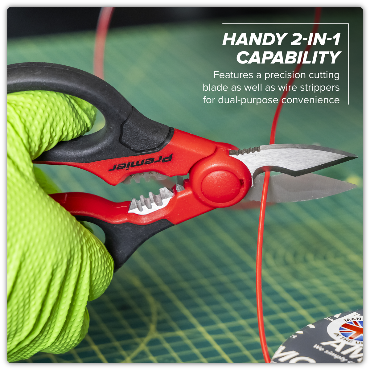 Sealey AK8528 Premier Heavy-Duty Electrician's Shears 160mm - additional view 19