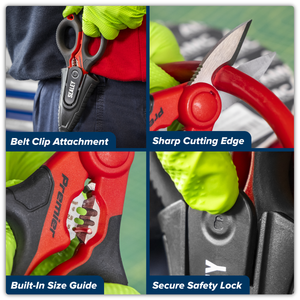 Sealey AK8528 Premier Heavy-Duty Electrician's Shears 160mm - additional view 12