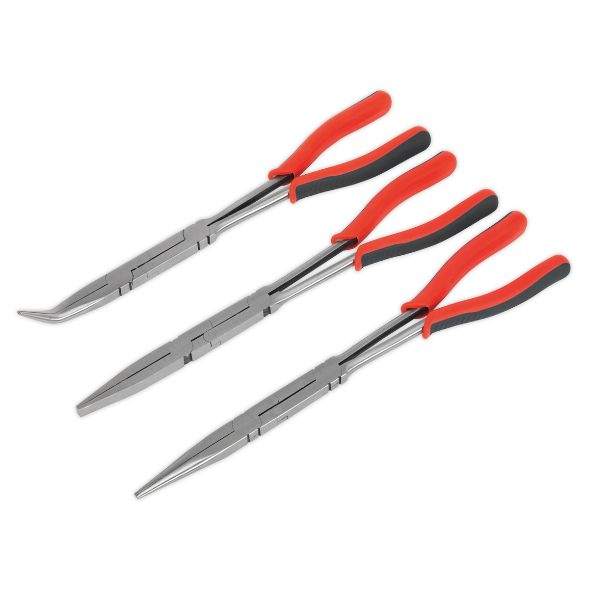 Sealey AK8580 Premier Long Double Joint Pliers Set 335mm 3pc