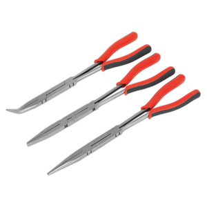 Sealey AK8580 Premier Long Double Joint Pliers Set 335mm 3pc