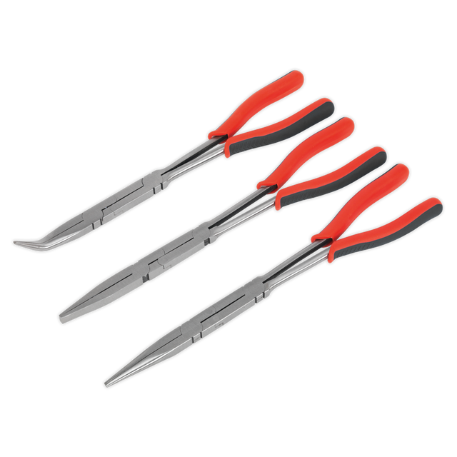 Sealey AK8580 Premier Long Double Joint Pliers Set 335mm 3pc