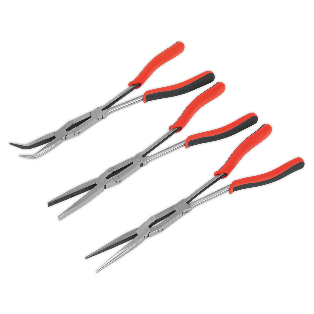Sealey AK8580 Premier Long Double Joint Pliers Set 335mm 3pc - additional view 4