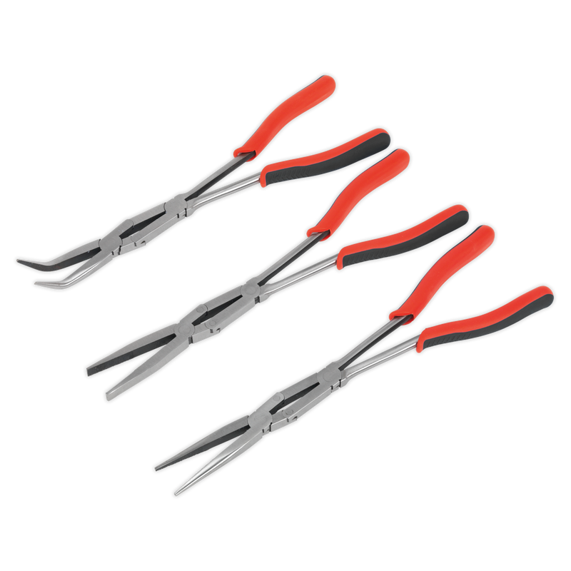 Sealey AK8580 Premier Long Double Joint Pliers Set 335mm 3pc - additional view 4