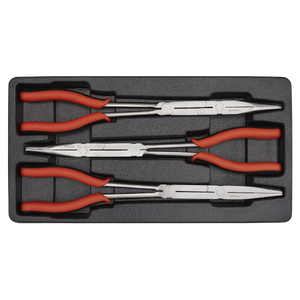 Sealey AK8580 Premier Long Double Joint Pliers Set 335mm 3pc - additional view 3