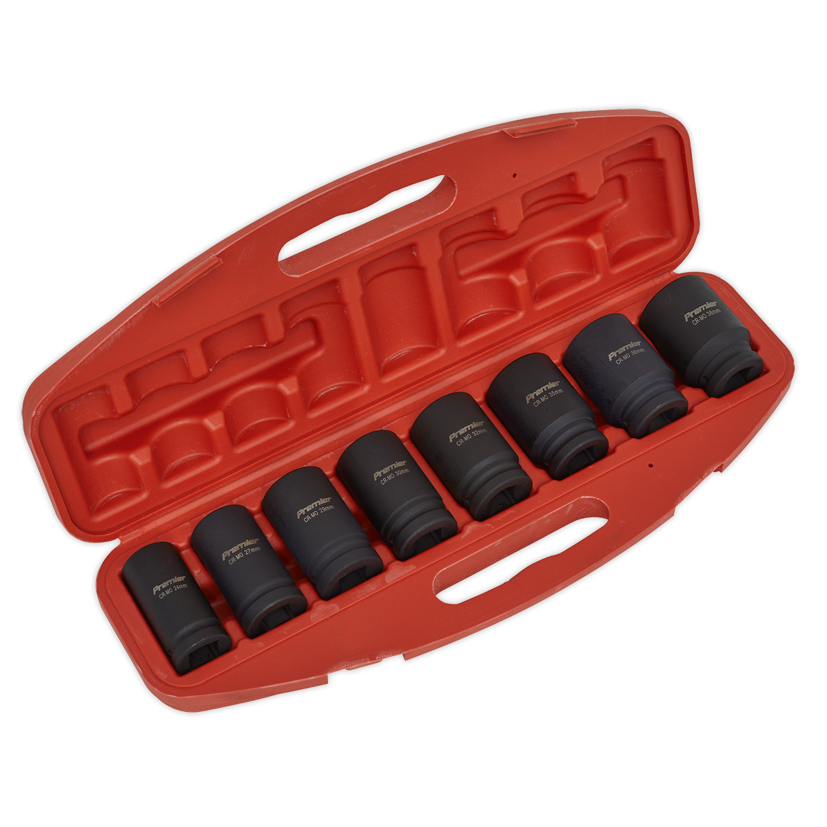 Sealey AK885 Premier Deep Impact Socket Set 3/4"Sq Drive 8pc