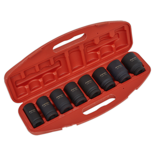 Sealey AK885 Premier Deep Impact Socket Set 3/4"Sq Drive 8pc