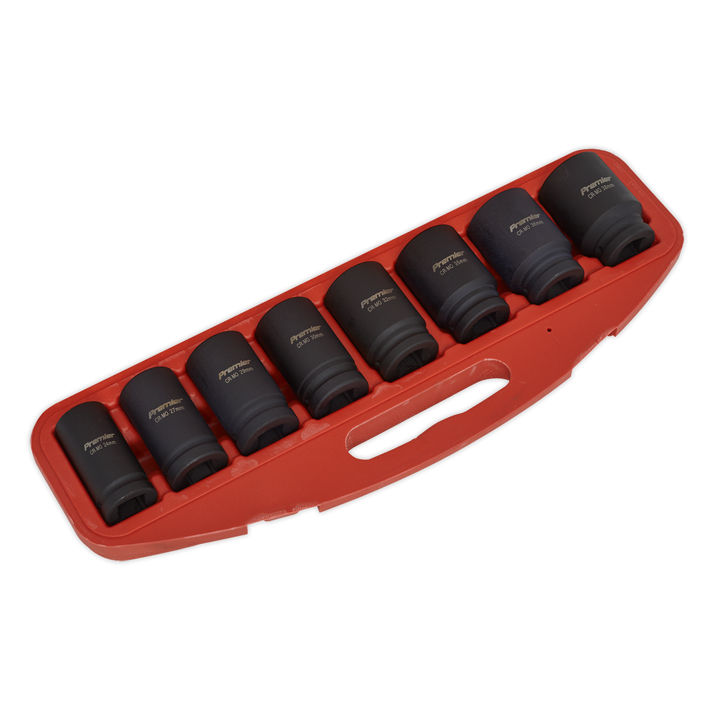 Sealey AK885 Premier Deep Impact Socket Set 3/4"Sq Drive 8pc - additional view 3