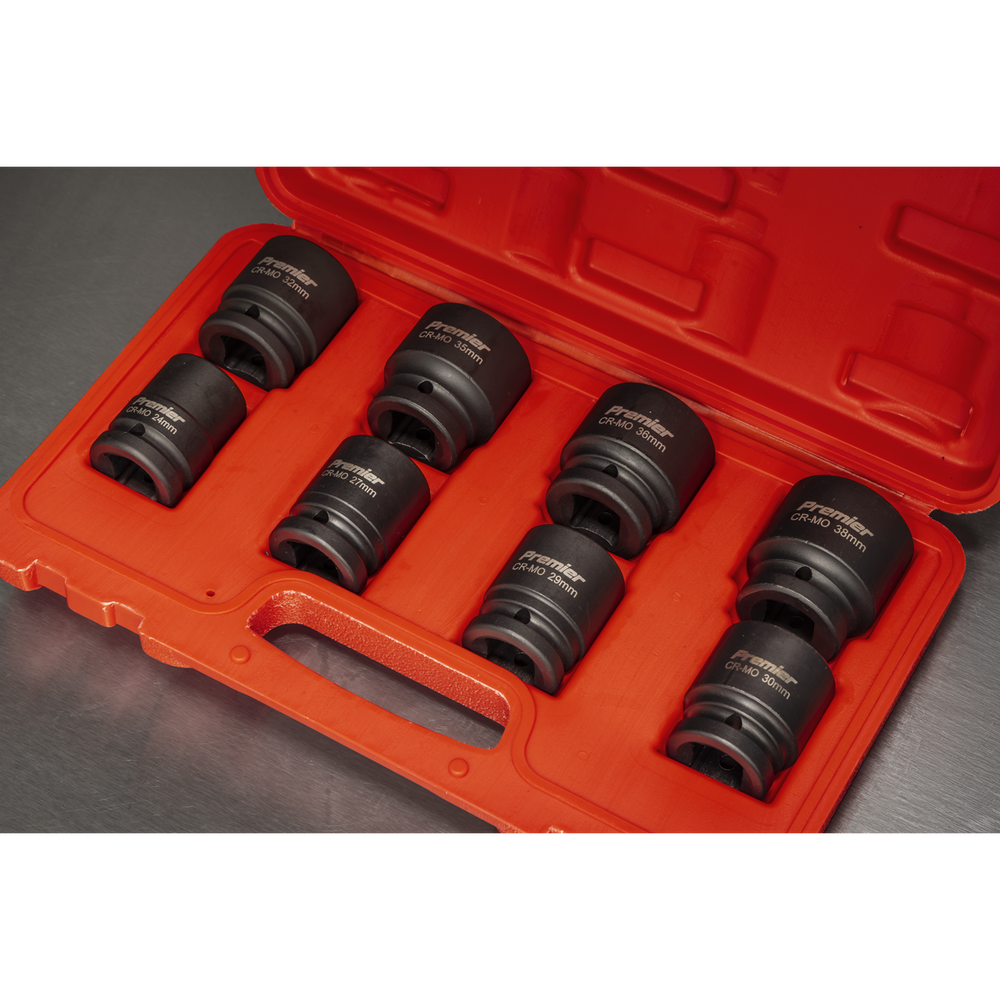 Sealey AK886 Premier Impact Socket Set 3/4"Sq Drive 8pc - additional view 5