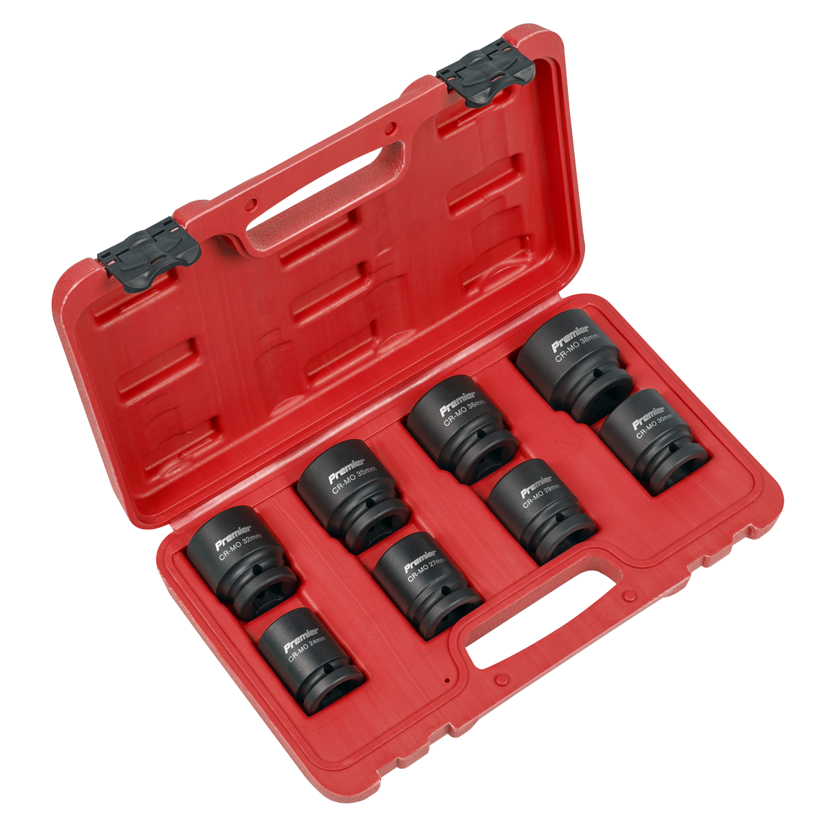 Sealey AK886 Premier Impact Socket Set 3/4"Sq Drive 8pc