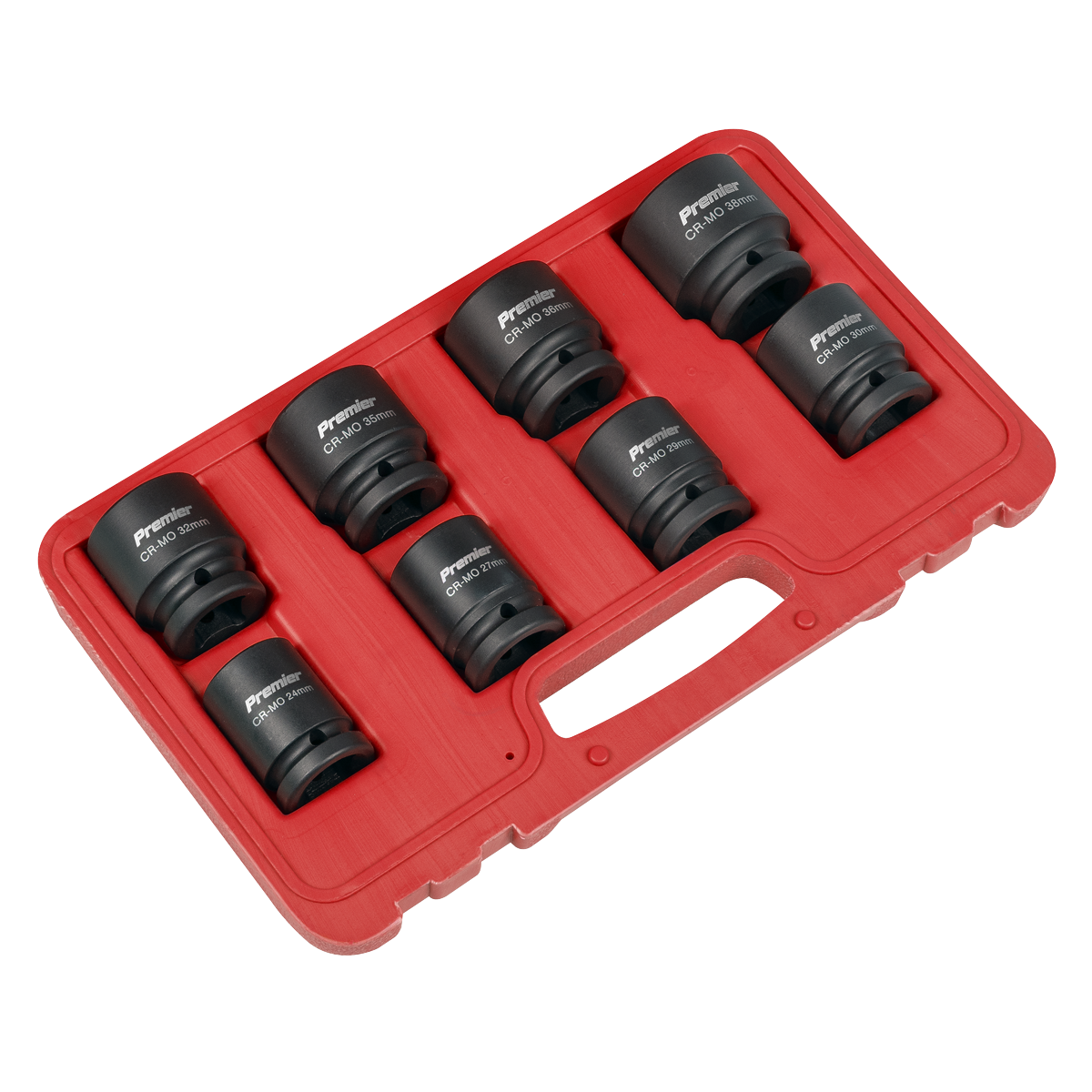 Sealey AK886 Premier Impact Socket Set 3/4"Sq Drive 8pc - additional view 2