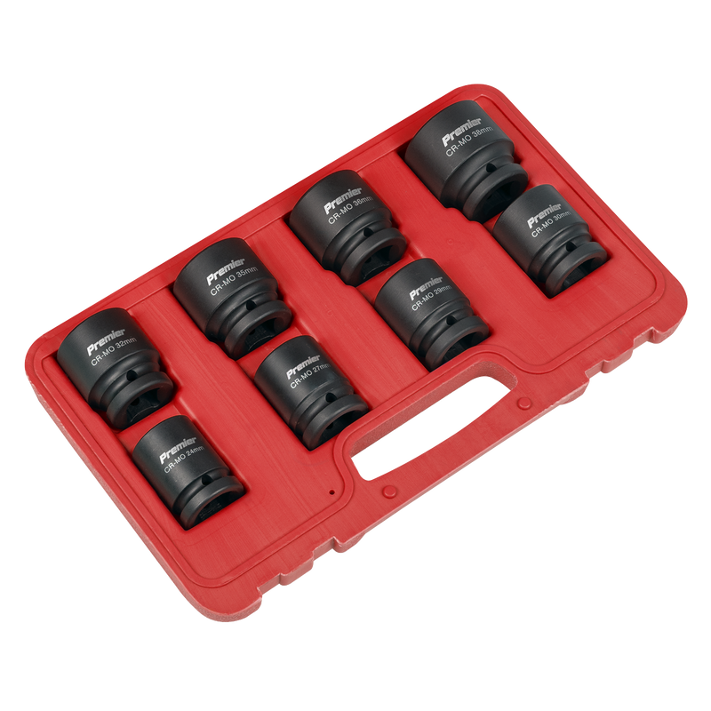Sealey AK886 Premier Impact Socket Set 3/4"Sq Drive 8pc - additional view 2
