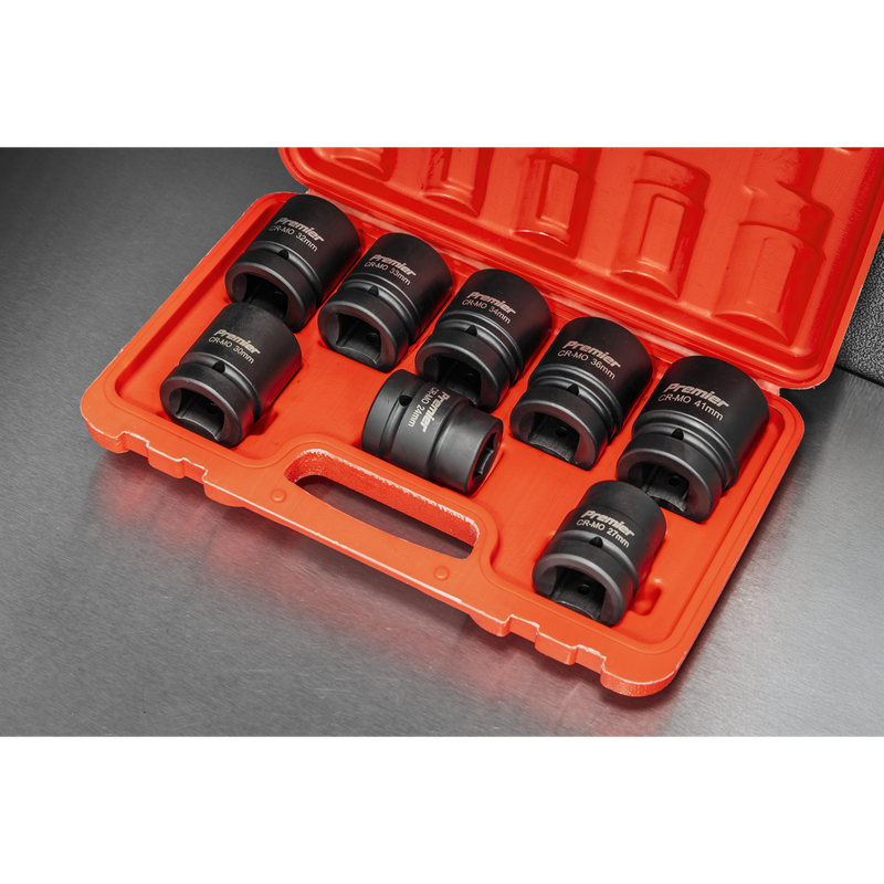 Sealey AK889M Premier Impact Socket Set 1"Sq Drive 8pc - additional view 13