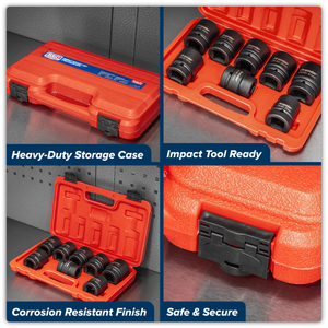 Sealey AK889M Premier Impact Socket Set 1"Sq Drive 8pc - additional view 4