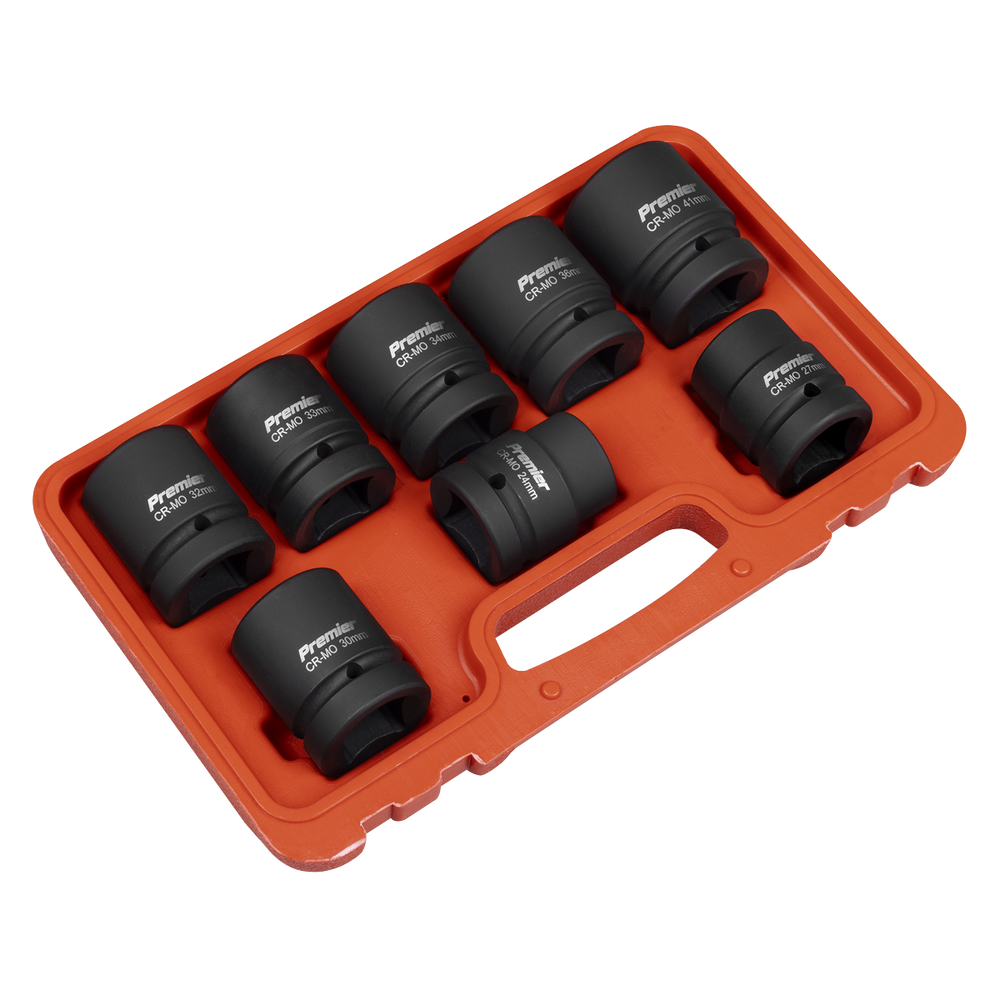 Sealey AK889M Premier Impact Socket Set 1"Sq Drive 8pc - additional view 10