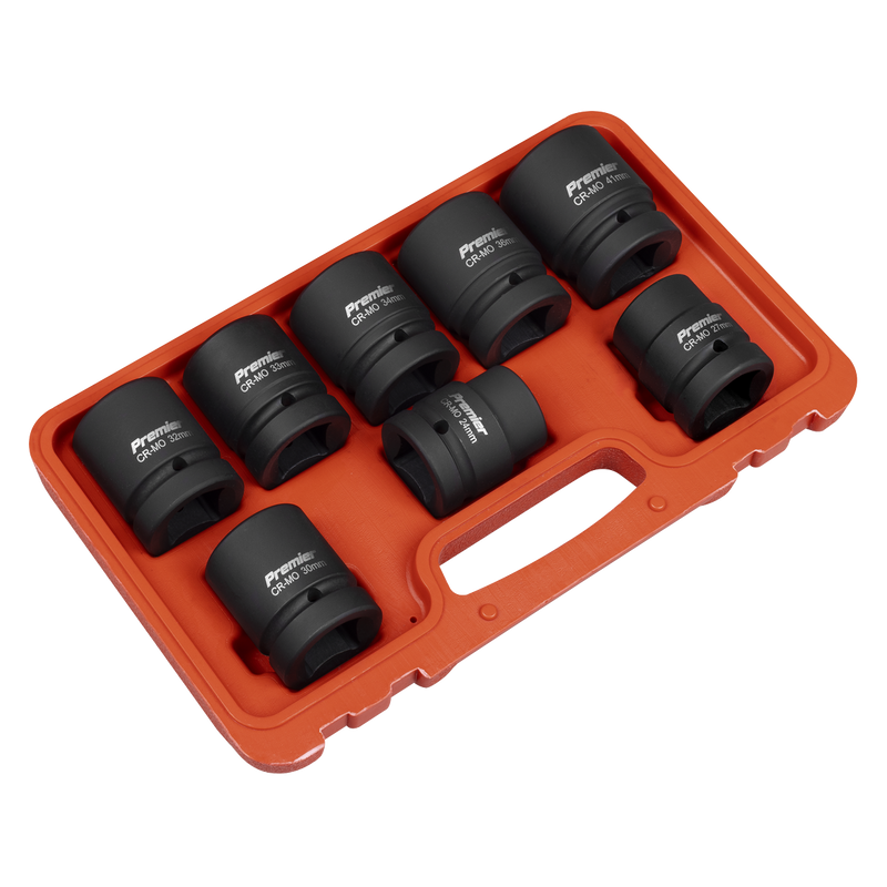 Sealey AK889M Premier Impact Socket Set 1"Sq Drive 8pc - additional view 10