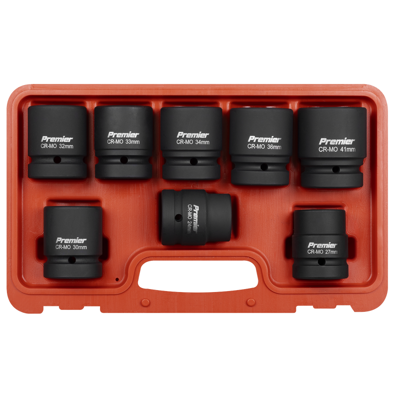 Sealey AK889M Premier Impact Socket Set 1"Sq Drive 8pc - additional view 9