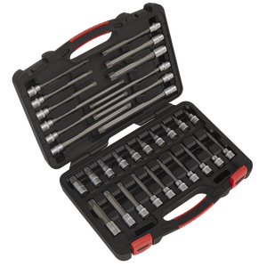 Sealey AK89001 Premier Platinum TRX-Star* Socket Bit Set 3/8"Sq Drive 32pc