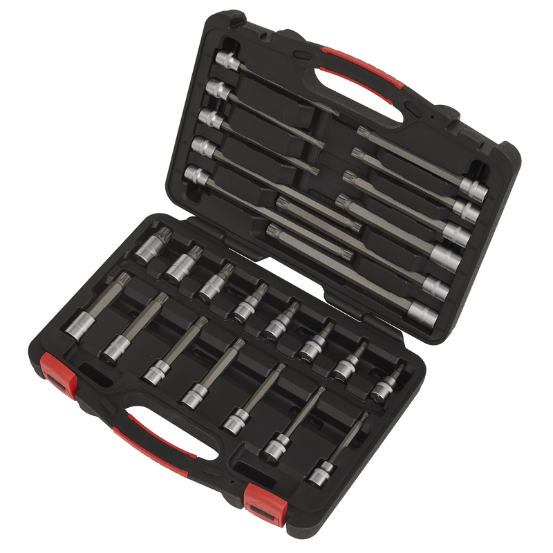 Sealey AK89002 Premier Platinum Spline Socket Bit Set 3/8"Sq Drive 26pc - additional view 3
