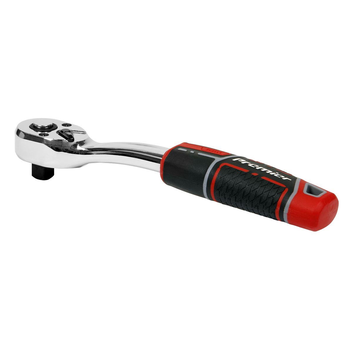 Sealey AK8938 Premier Pear-Head Offset Ratchet Wrench with Flip Reverse 3/8"Sq Drive