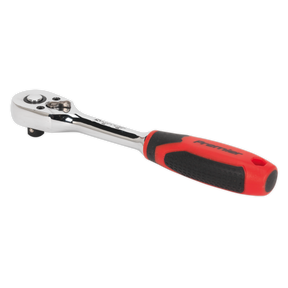Sealey AK8946 Premier Pear-Head Ratchet Wrench with Flip Reverse 1/4"Sq Drive
