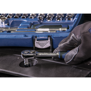Sealey AK8990 Premier Socket Set 1/4"Sq Drive 33pc - additional view 4