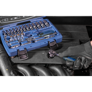 Sealey AK8990 Premier Socket Set 1/4"Sq Drive 33pc - additional view 5