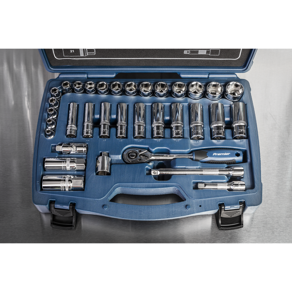 Sealey AK8991 Premier Socket Set 3/8"Sq Drive 34pc - additional view 5