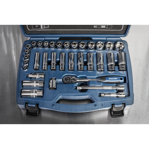 Sealey AK8991 Premier Socket Set 3/8"Sq Drive 34pc - additional view 5