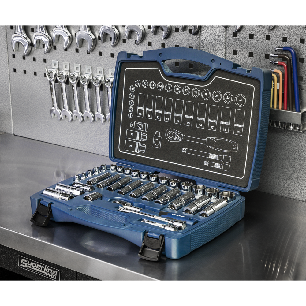 Sealey AK8991 Premier Socket Set 3/8"Sq Drive 34pc - additional view 7