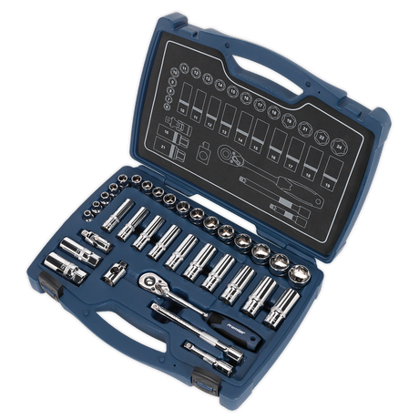 Sealey AK8991 Premier Socket Set 3/8"Sq Drive 34pc - additional view 2