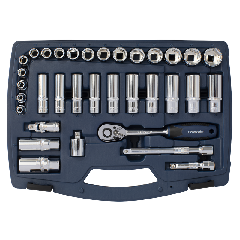 Sealey AK8991 Premier Socket Set 3/8"Sq Drive 34pc - additional view 3